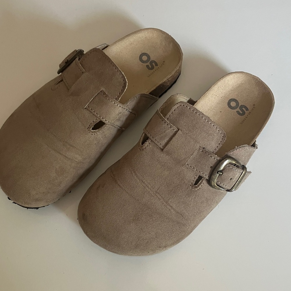 Kids Tan Slip-On Shoes